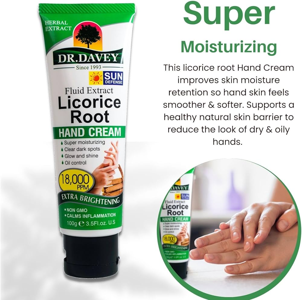 licorice root hand cream