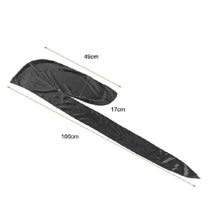 Men's Silky Durags Long Satin Turban Hat Wigs Doo Durag Biker Headwrap Pirate Hat Men Cap Men Hair Accessories Long Tail Du-Rag