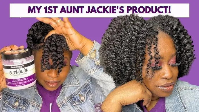 Aunt Jackie'S Curl Defining Custard Curl Lala for natural curls ,coils and waves enriched with Shea butte and olive oil