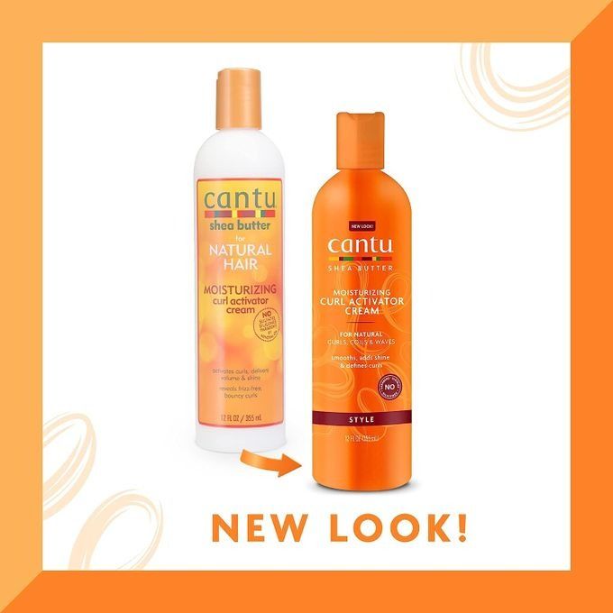 Cantu Moisturizing Curl Activator Cream With Shea Butter For Natural Hair, 12 Fl Oz