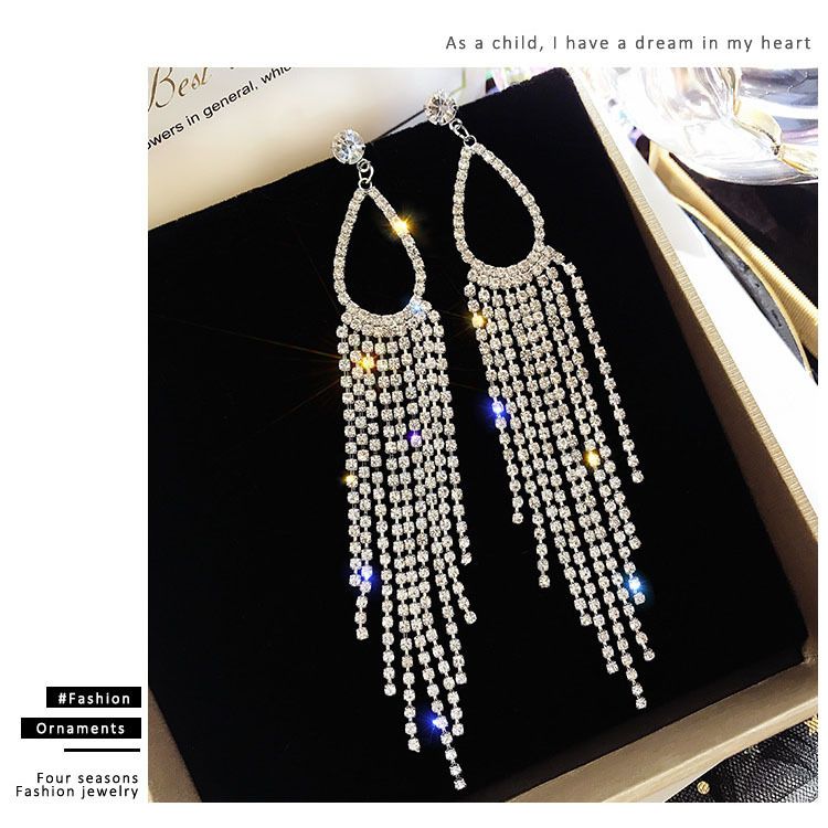 New Boho Handmade Beads Dangle Earrings Long Tassel Pendant Drop Earring For Women Party Beach Ethnic Jewelry Accessories Gifts