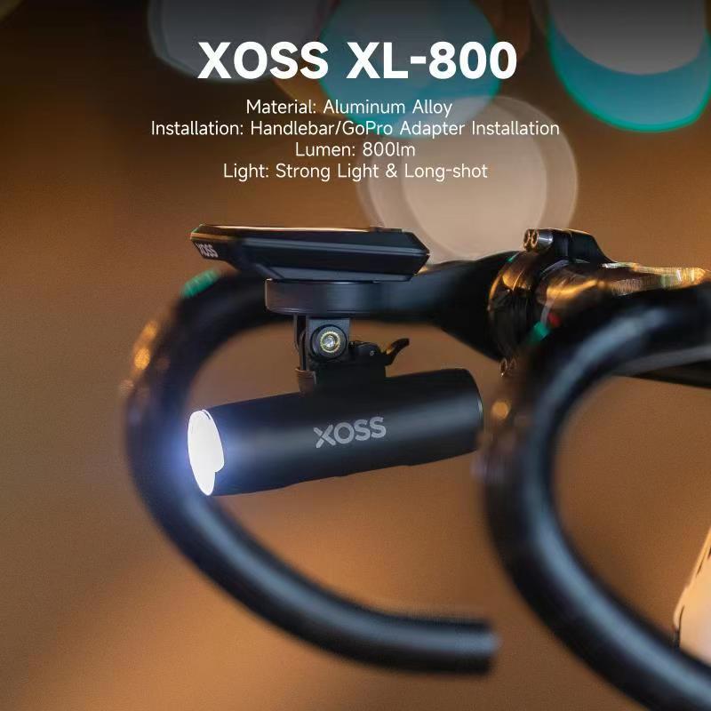 XOSS Bicycle Light 400Lumen 800Lumen 1200Lumen Bike Headlight Power Bank Flashlight Handlebar USB Charging MTB Road Cycling Highlight