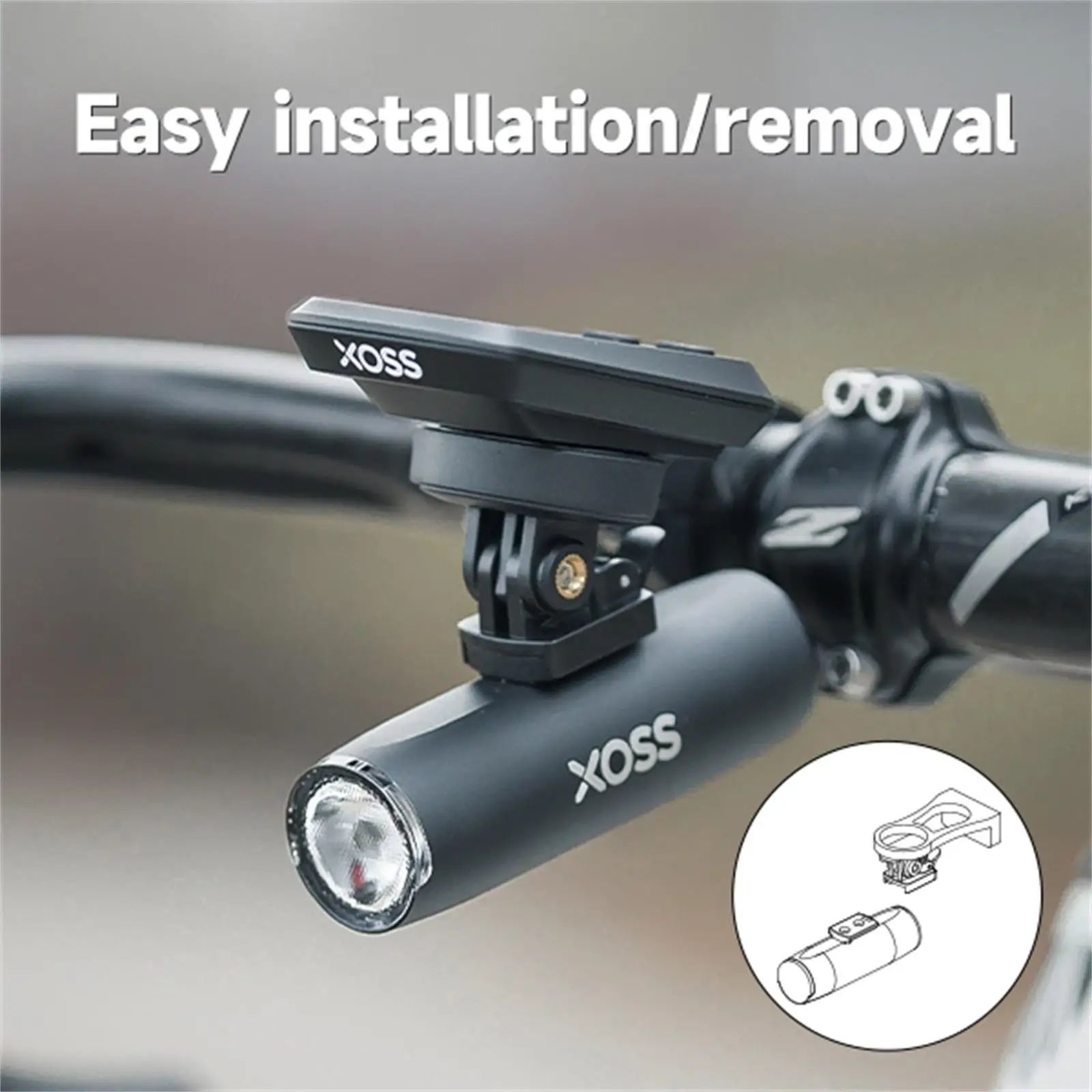 XOSS Bicycle Light 400Lumen 800Lumen 1200Lumen Bike Headlight Power Bank Flashlight Handlebar USB Charging MTB Road Cycling Highlight