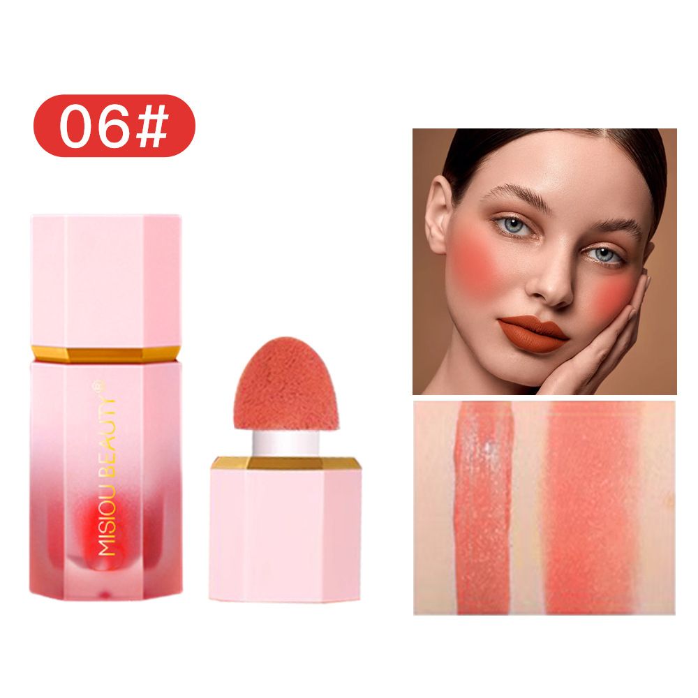 Mousse Liquid Blush Stick Long Lasting Cute Cheek Rouge Face Blusher Pink Red Rose Face Tint Contour Makeup Cosmetics