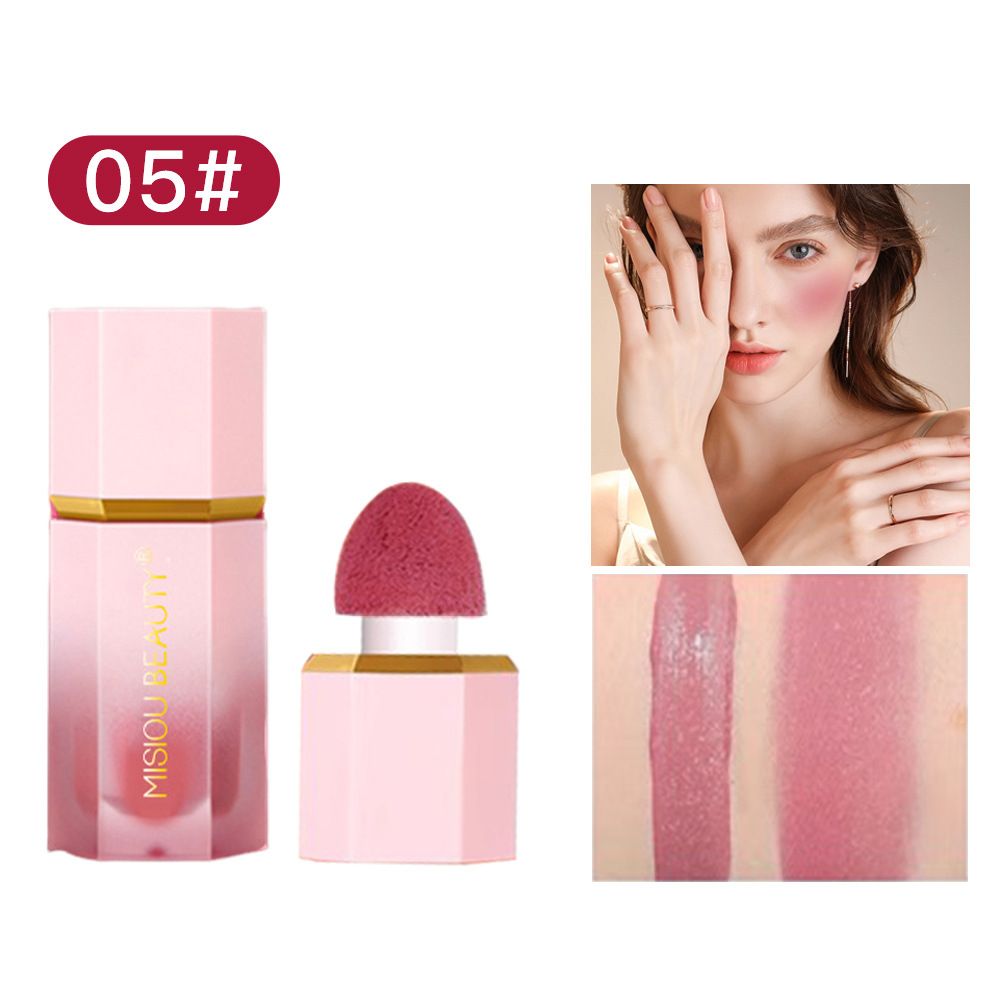 Mousse Liquid Blush Stick Long Lasting Cute Cheek Rouge Face Blusher Pink Red Rose Face Tint Contour Makeup Cosmetics