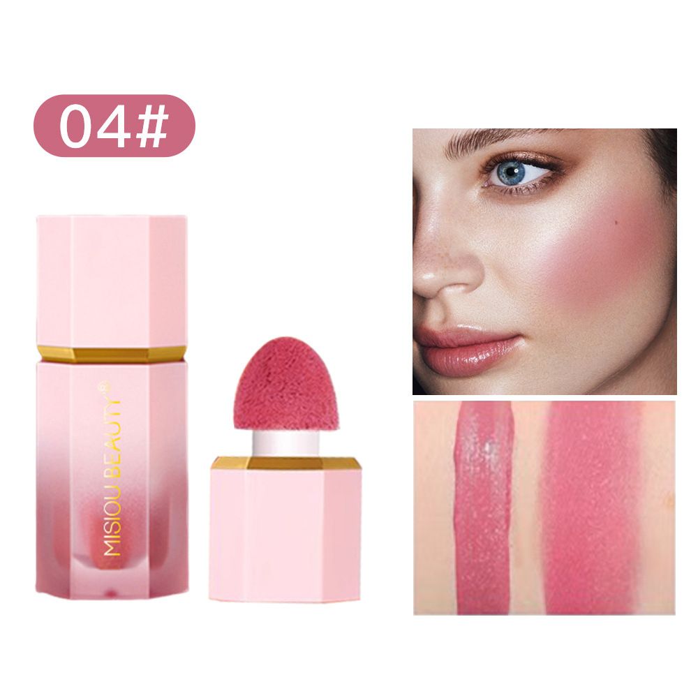 Mousse Liquid Blush Stick Long Lasting Cute Cheek Rouge Face Blusher Pink Red Rose Face Tint Contour Makeup Cosmetics