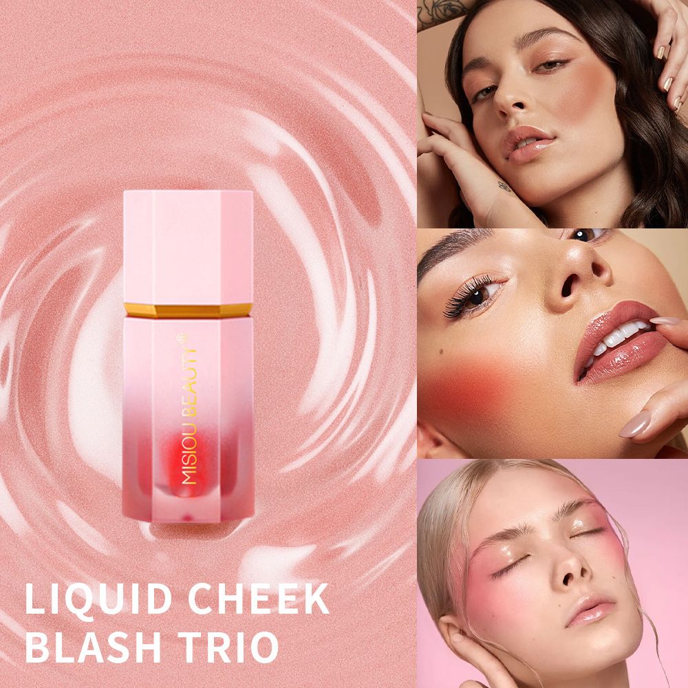 Mousse Liquid Blush Stick Long Lasting Cute Cheek Rouge Face Blusher Pink Red Rose Face Tint Contour Makeup Cosmetics