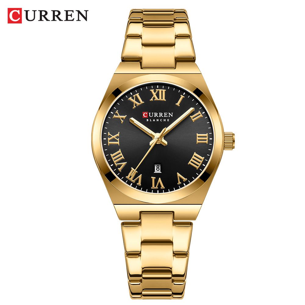 CURREN Watches Women Date Stainless Steel Luxury Ladies Watches with Small Writs Watches for Women Waterproof Elegant Dress