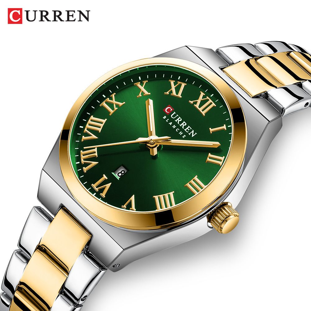 CURREN Watches Women Date Stainless Steel Luxury Ladies Watches with Small Writs Watches for Women Waterproof Elegant Dress