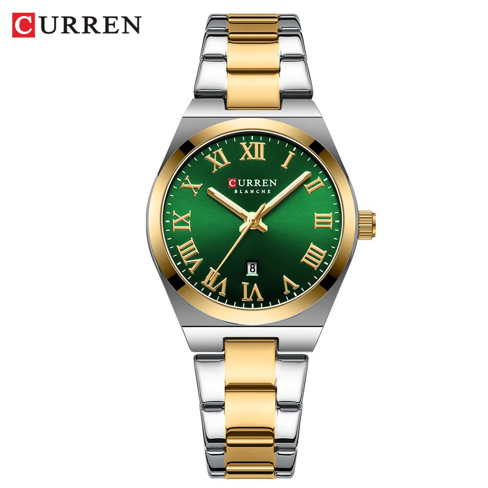 CURREN Watches Women Date Stainless Steel Luxury Ladies Watches with Small Writs Watches for Women Waterproof Elegant Dress