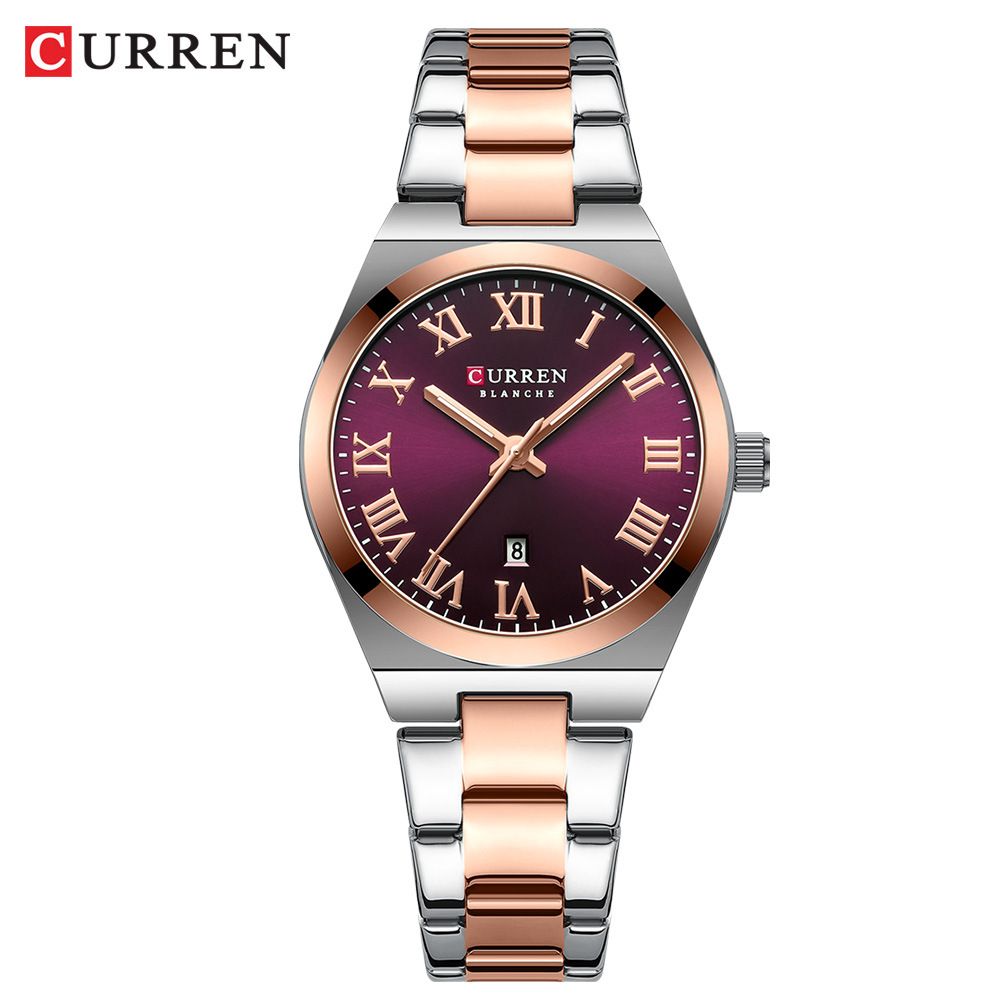 CURREN Watches Women Date Stainless Steel Luxury Ladies Watches with Small Writs Watches for Women Waterproof Elegant Dress