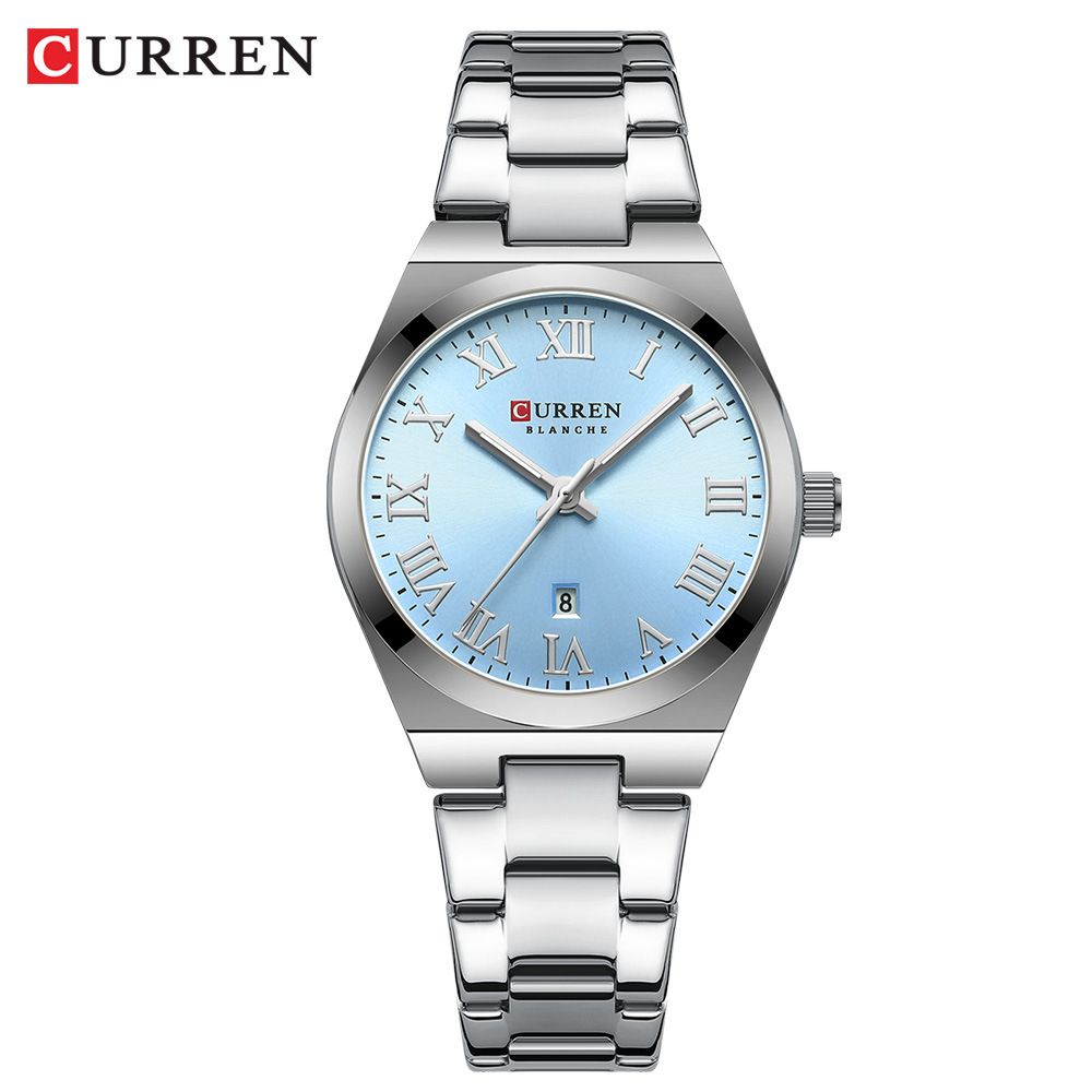 CURREN Watches Women Date Stainless Steel Luxury Ladies Watches with Small Writs Watches for Women Waterproof Elegant Dress