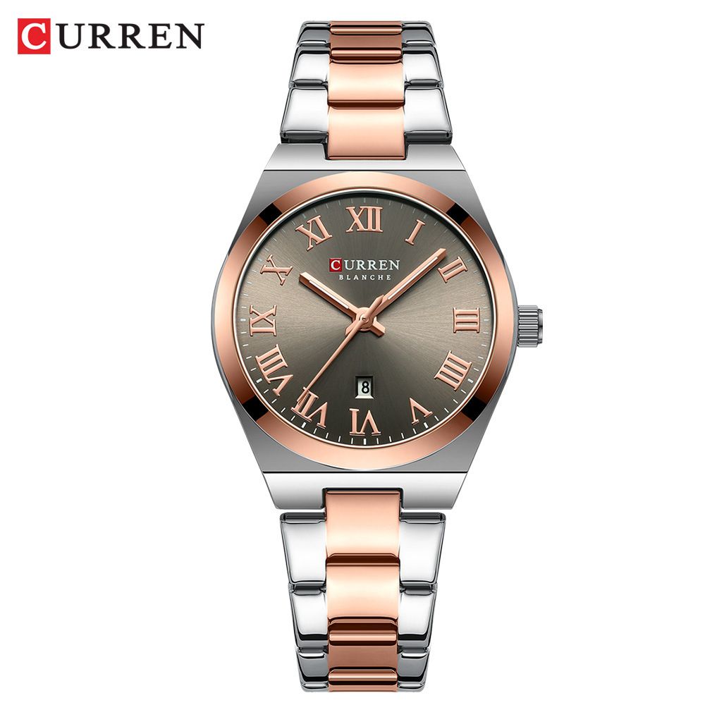 CURREN Watches Women Date Stainless Steel Luxury Ladies Watches with Small Writs Watches for Women Waterproof Elegant Dress
