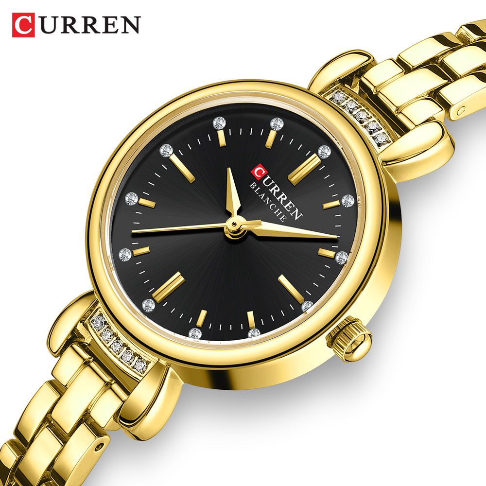 CURREN Watches Women Date Stainless Steel Luxury Ladies Watches with Small Writs Watches for Women Waterproof Elegant Dress