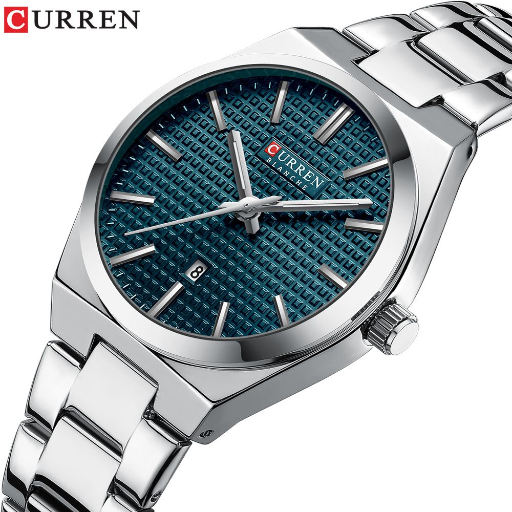 CURREN Watches for Women Simple Quartz Stainless Steel Strap Waterproof Wristwatches Luminous Fashion Clock