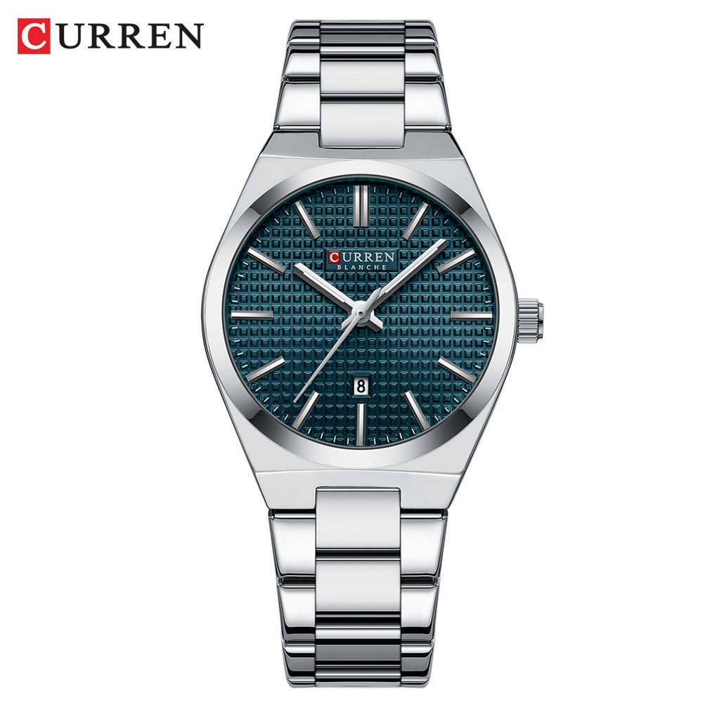 CURREN Watches for Women Simple Quartz Stainless Steel Strap Waterproof Wristwatches Luminous Fashion Clock