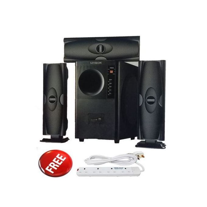 Vitron V635 3.1CH 10,000W Woofer FM , USB , Bluetooth