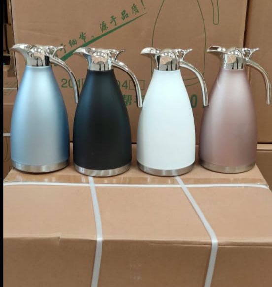 2ltrs James Pot FlaskDouble wall insulated stainless steel vacuum flask is a high quality product, made of stainless steel, unbreakable, and easy to carry, easy to wash. Keeps beverages longer hours,