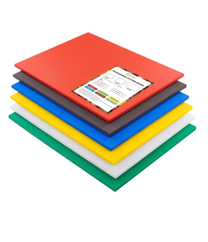 ✓Commercial chopping board -This Chopping Board is used for chopping onions, fruits, vegetables e.t.c. It has a soft grip handle, and has a reversible use function.