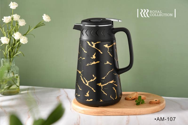 [NEW ARRIVALS] HOMART FG-W100D Arabic Thermos  ANNIVERSARY DEALS New Arrival Iron Body Insulated Dallah Arabic Thermos 1 L