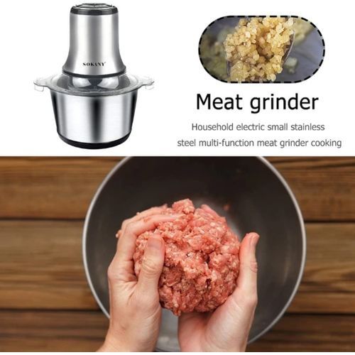 Sokany Electric Food Chopper For Vegetables,Meat,fruits ON OFFER SELLING AT A WHOLASALE PRICE KSH 3304