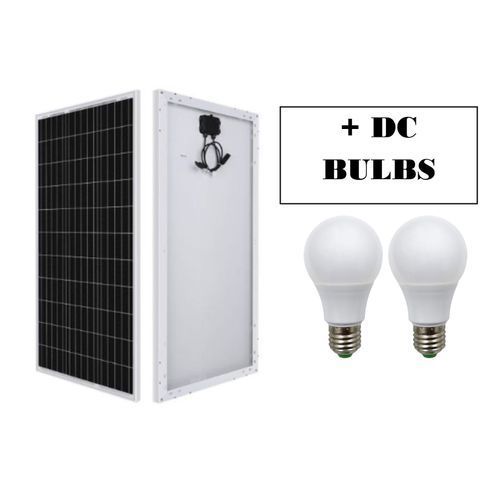 sunnypex 150watt Solar Panel and  Bulbs