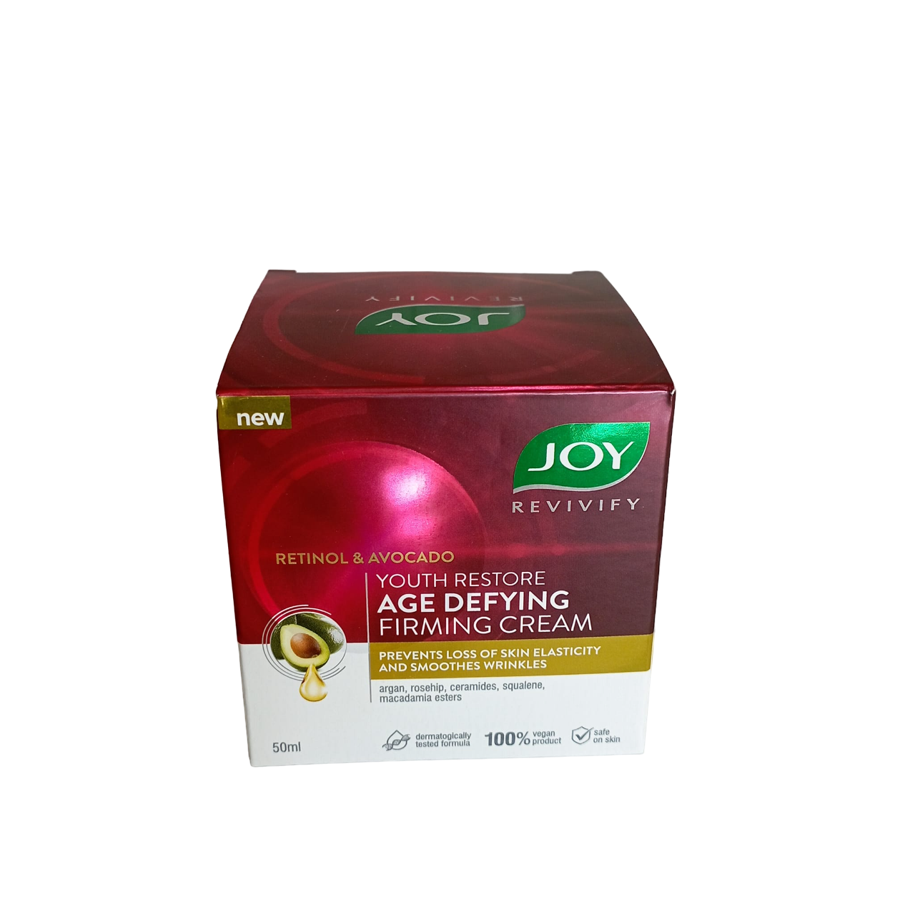 Joy SQUALENE & RETINOL Age Defying & Anti Aging Firming Face Cream. Restores Youthful Skin, Improve elasticity, Smooth Wrinkles, Exfoliates, Brighten, Moisturizes, Fade Dark Spots, Plumps & Evens