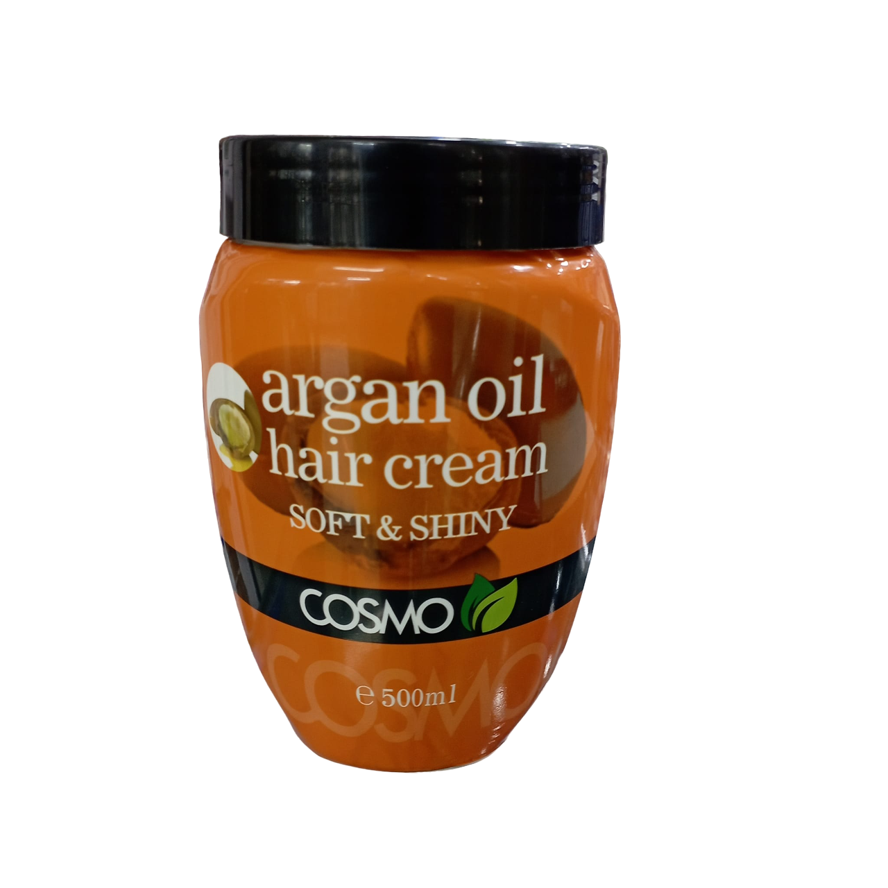 Cosmo Argan Oil SOFT &  SHINE Hair Cream. Makes hair Soft, Shinny, Moisturizes, Prevent Dandruffs, Smoothem Frizz, Makes hair more manageable and beautiful by preventing Hair loss & Hair Fall