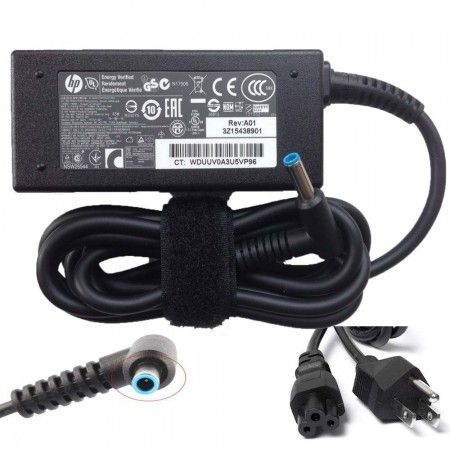 HP Laptop Charger - Blue Pin (small pin)