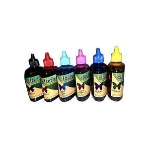 CLARITY INK 100ML FOR EPSON PRINTERS 6 PCS multi colour 100ML multi color
