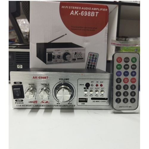 Powerful Bluetooth Amplifier Wit FM Radio Blue