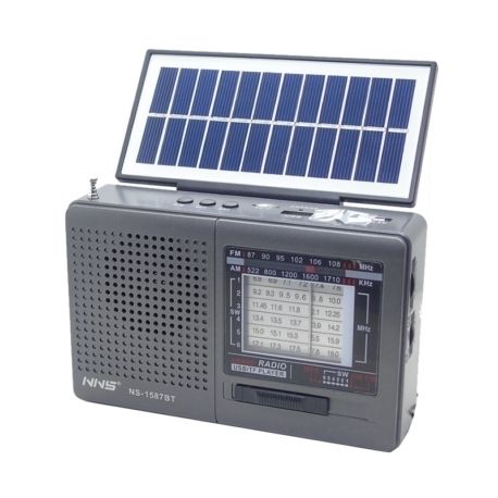 Digital Fm Radio With USB SlotRSDQ Solar Radio With Bluetooth & USB