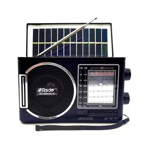 Digital Fm Radio With USB SlotRSDQ Solar Radio With Bluetooth & USB