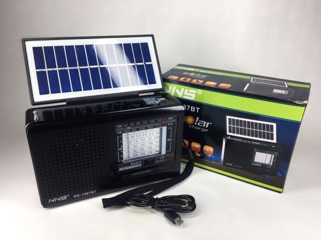Digital Fm Radio With USB SlotRSDQ Solar Radio With Bluetooth & USB