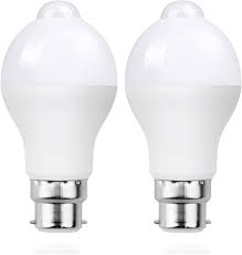 B22 7W Auto PIR Motion + Light Sensor Detection LED Light Lamp Globe Bulb[Pack Of 3]
