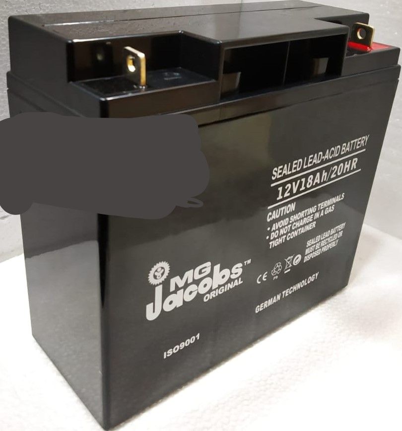 MG Jacobs 12V 18Ah 20H Sealed Lead-Acid Battery