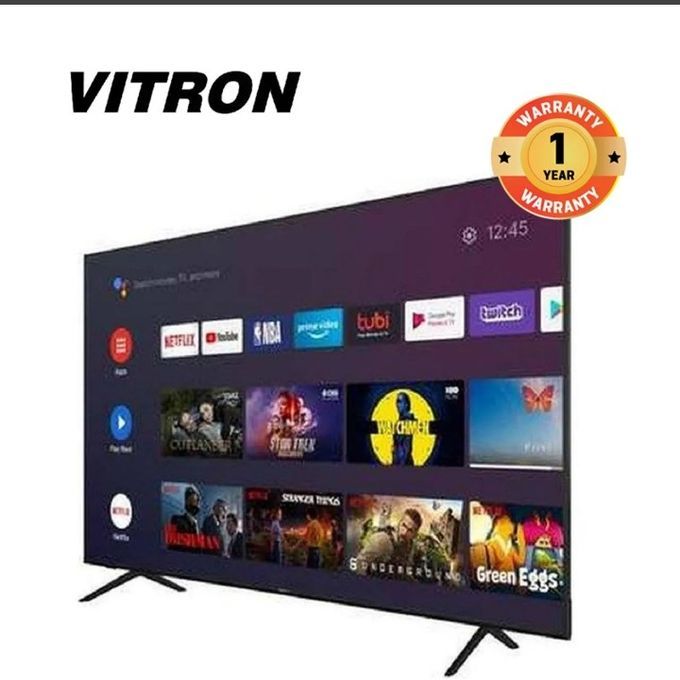 Vitron HTC4068S, 40" Inch Frameless Television Smart Android TV Television HDTV Netflix, Youtube Inbuilt Decoder+FREE Wall Bracket