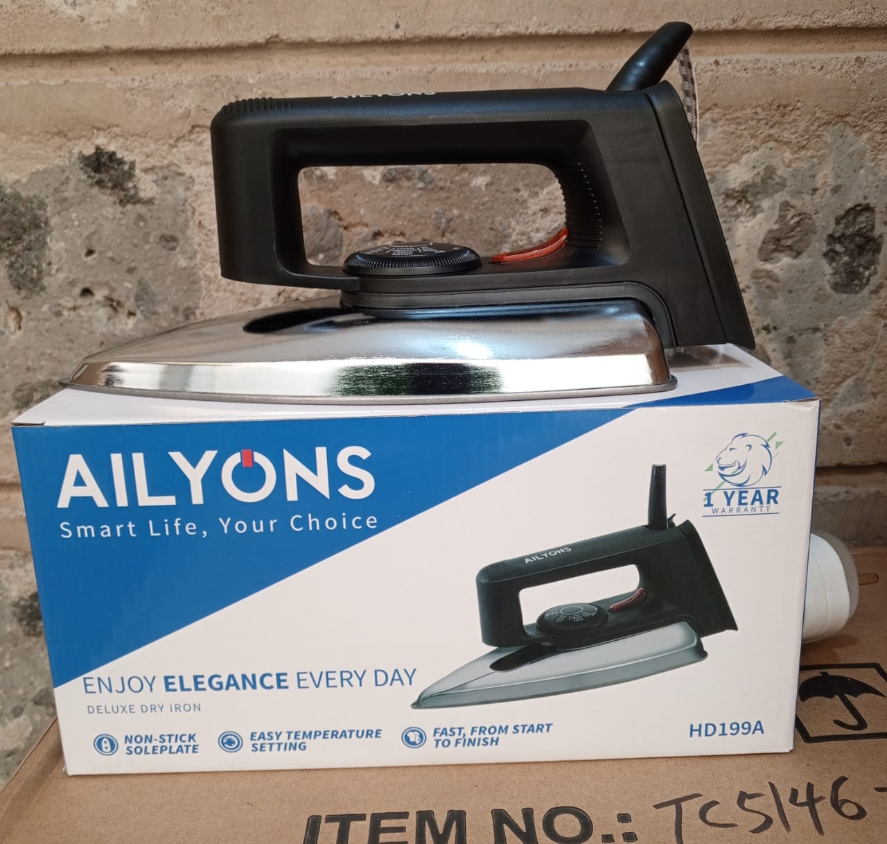 AILYONS NONSTICK SOLEPLATE IRON