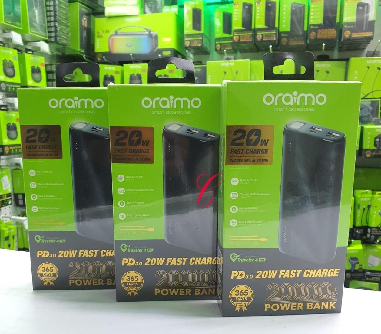oraimo 200000Amh power bank