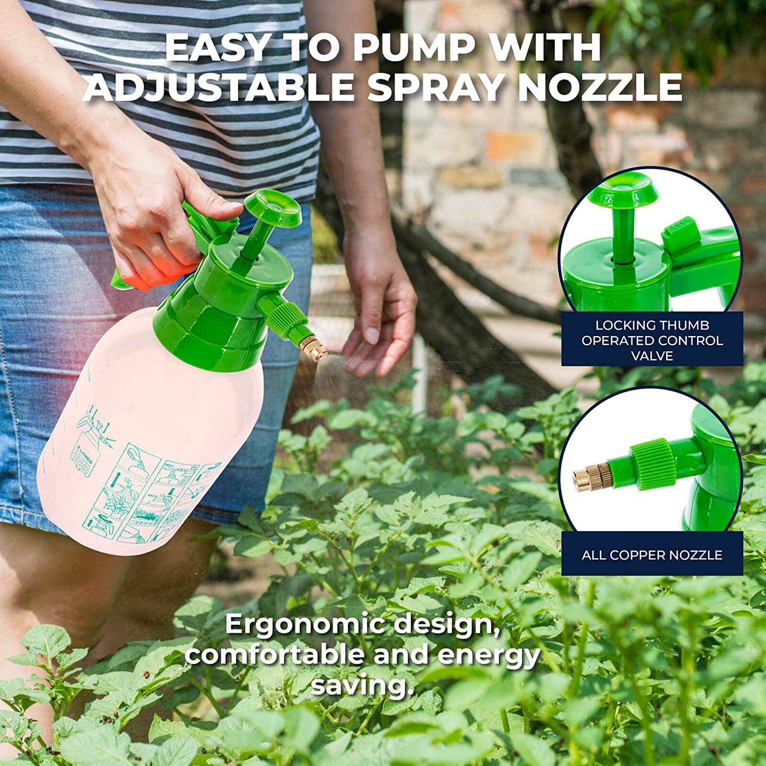 Multi-purpose Garden Watering Pressure Pump Sprayer
