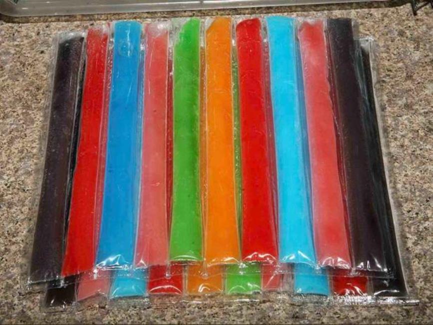 Packaging Flat Laying Polythene Tubing Rolls for Ice Pops/Popsciles