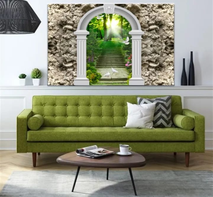 Huge Printed Canvas Wall Mural - 2mtrs by 1Mtrs