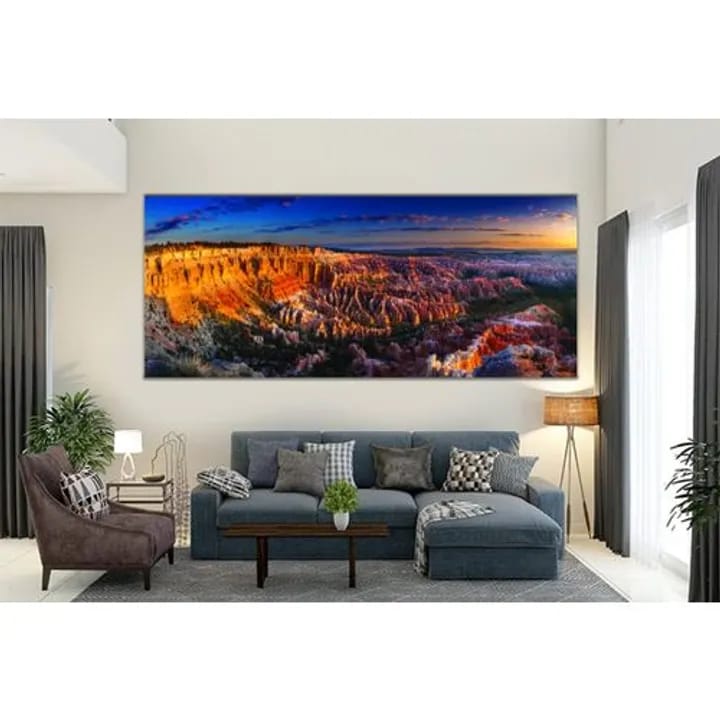 Huge Printed Canvas Wall Mural - 2mtrs by 1Mtrs