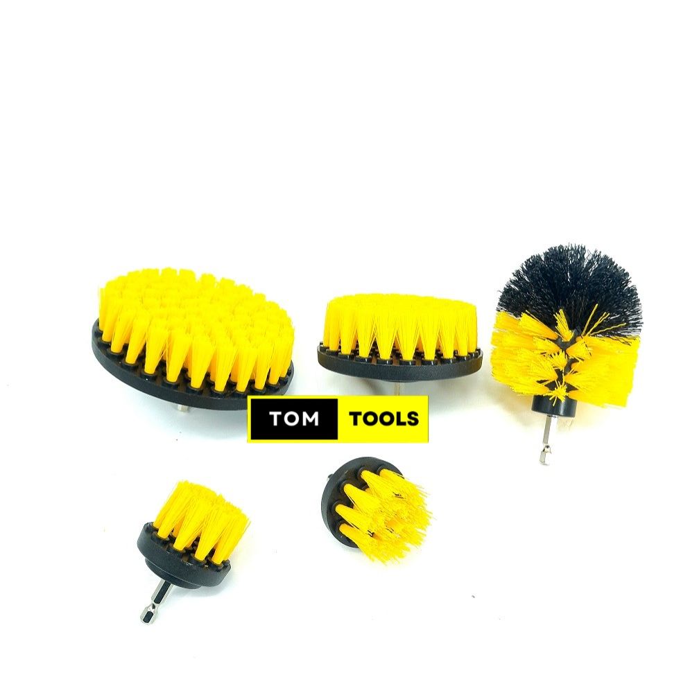 5PCS Scrubber Brush Drill Attachment Set