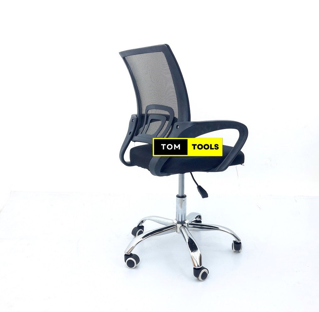 Mid Back Mesh Ergonomic Office Chair with Lumbar Suppor and Armrests