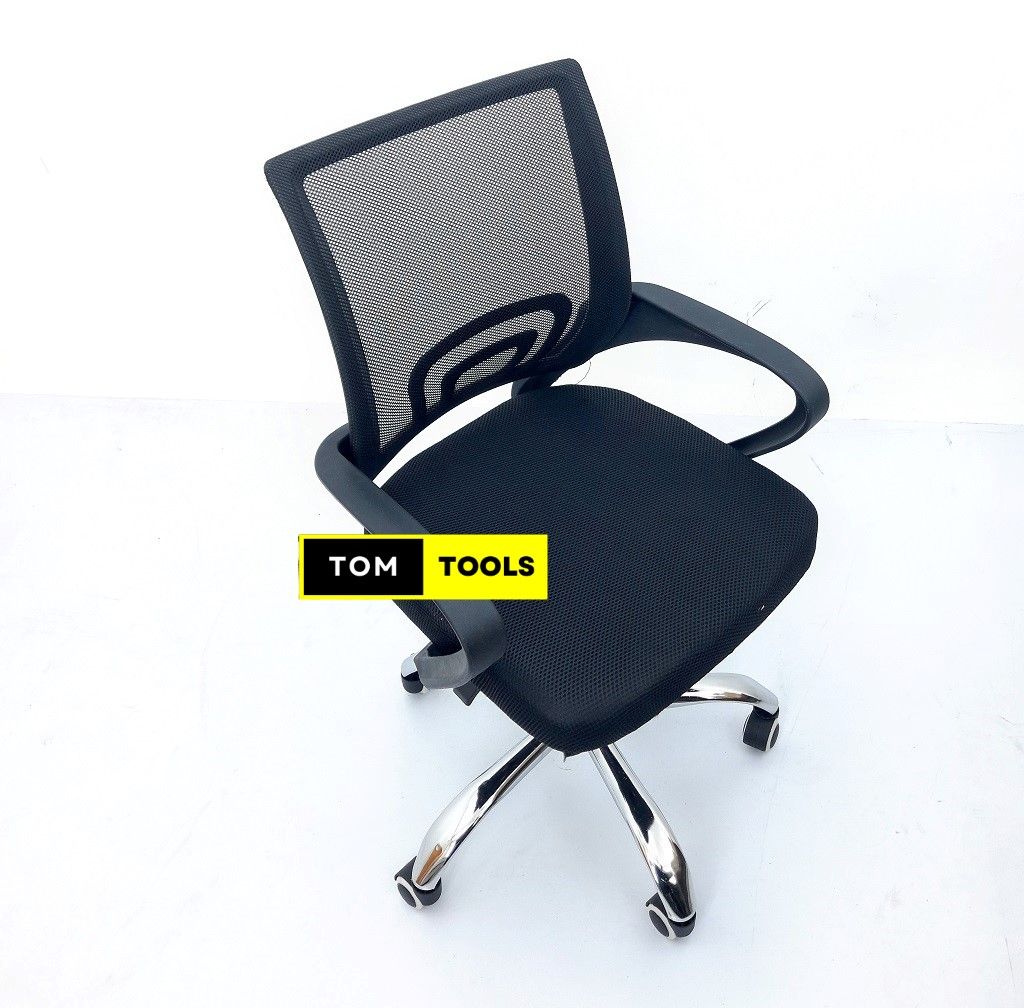 Mid Back Mesh Ergonomic Office Chair with Lumbar Suppor and Armrests