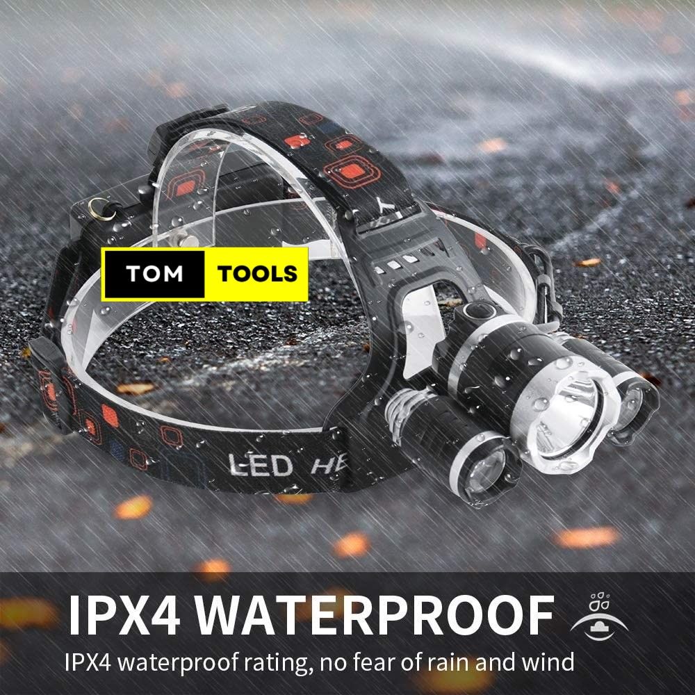 3 Way Head Lamp LED Head Torch