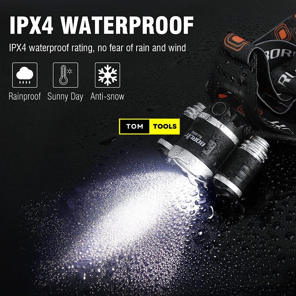 3 Way Head Lamp LED Head Torch