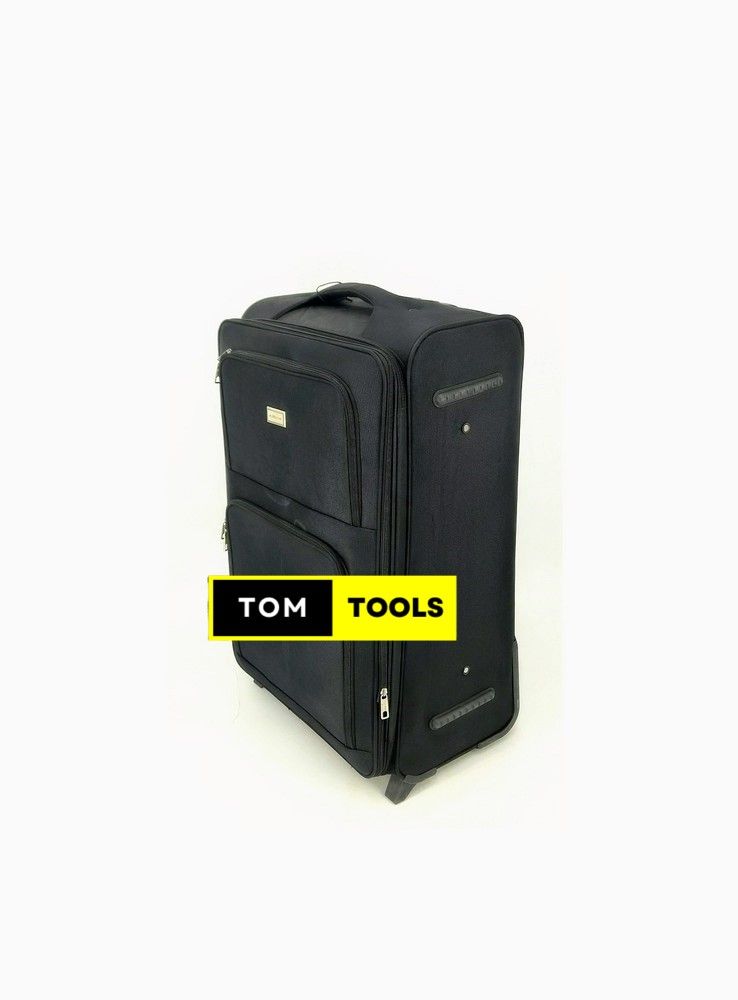 3PCS Softside Expandable Deluxe Luggage Suitcase With TSA Lock And 2 Wheels Set