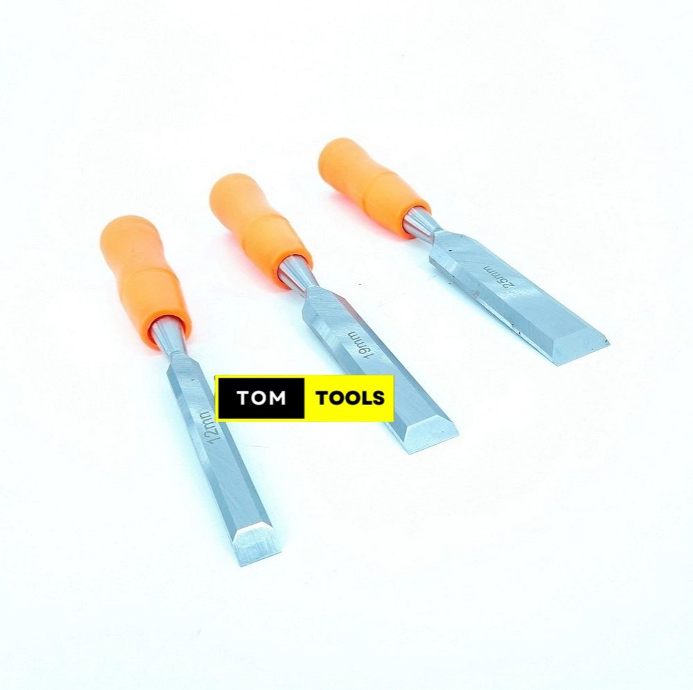 3PCS Wood Chisel Set 12mm 19mm 25mm